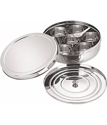 Neelam - Silver Steel Spice Container ( Pack of 1 )