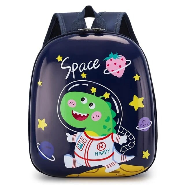 NIYO TOYS Cute Dinosaur Backpack for Children-Blue Dino