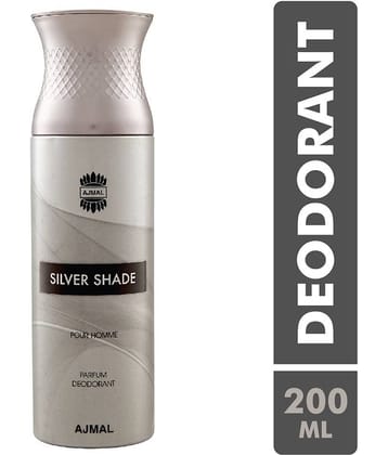 Ajmal Silver Shade Perfume Deodorant 200ml Body Spray Gift For men Pack of 1