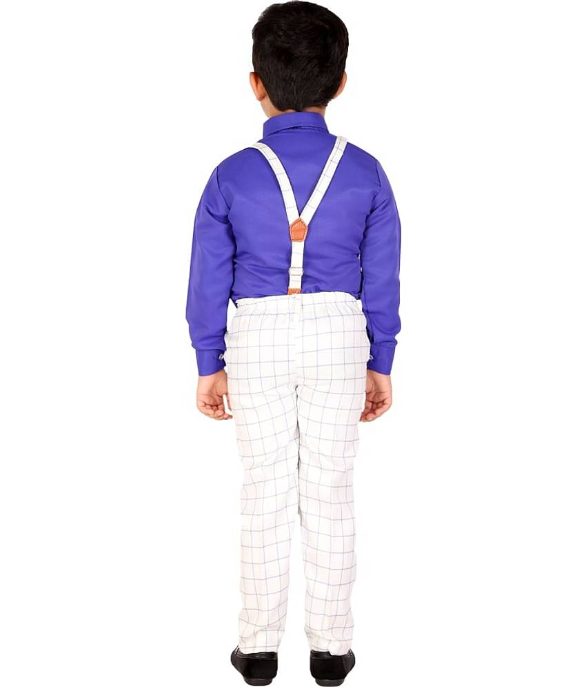 DKGF Fashion Pack of 1 Boys Cotton Blend Shirt & Pants Set ( Yellow )