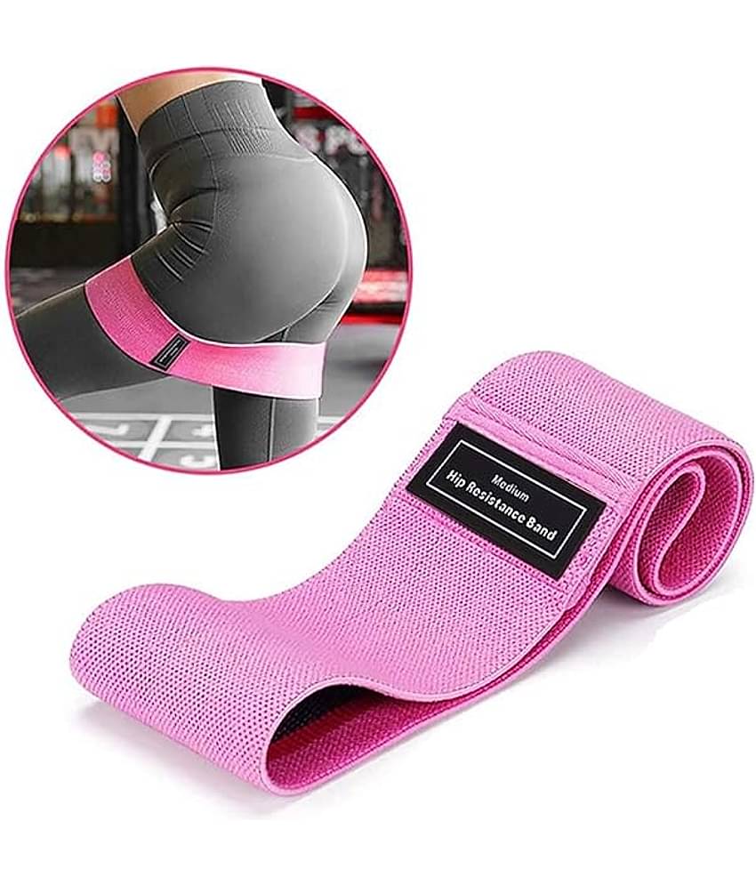 Resistance Hip Loop Bands for Legs, Butt, Thighs & Glutes Exercises, Anti-Slip Fabric Workout Bands for Men/Women, Pack of 1
