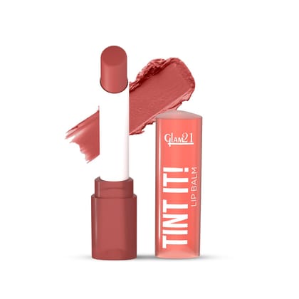 Glam21 Tint it! Lip Balm | Everyday Hydration & Moisturized Lips with Vitamin-E, Shea Butter, Avocado Oil, SPF15 |Lip Care For Dry & Chapped Lips |Rose Apple -3.5gm Glam21 Tint it! Lip Balm | Everyday Hydration & Moisturized Lips with Vitamin-E, Shea But