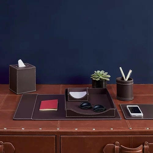 Modella Desktop Set with Mouse Pad Bordeaux-Bordeaux