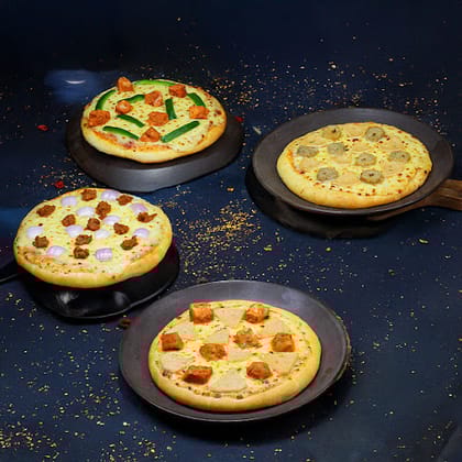Classic Pizzas Pack Of 4 - Non-veg.
