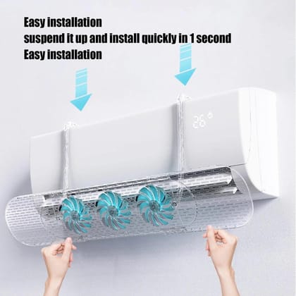 Transparent Adjustable AC Air Deflector
