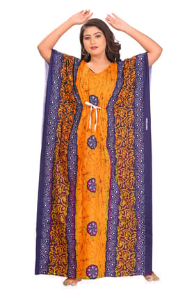 Fabimi Women Cotton Kaftan Nighty New