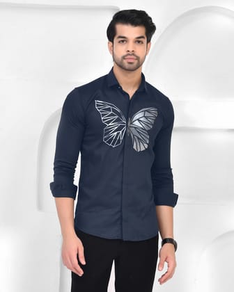 Gilded Wings Blue-M