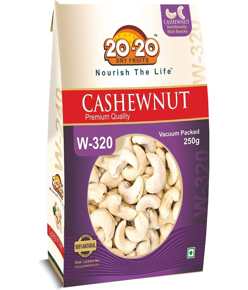 20-20 Dry Fruits Cashew nut (Kaju) 250 g