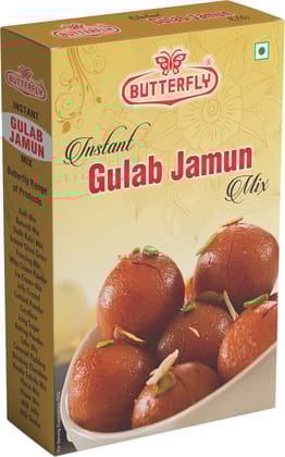 Butterfly Instant Gulab Jamun, 200g  by Butterfly Dessert Mixes and Bakery Needs.