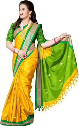 Trending Pathani Kanjivaram Silk Woven saree