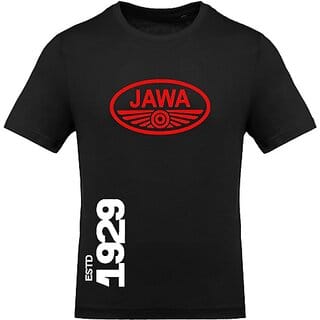 Fastbend Mens Black Printed Cotton Blend Round Neck T-Shirt