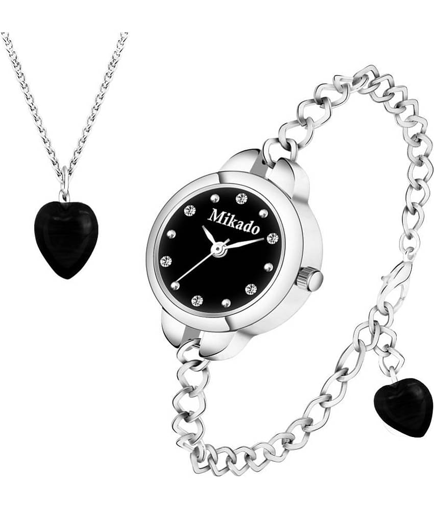 Mikado - Silver Stainless Steel Analog Womens Watch