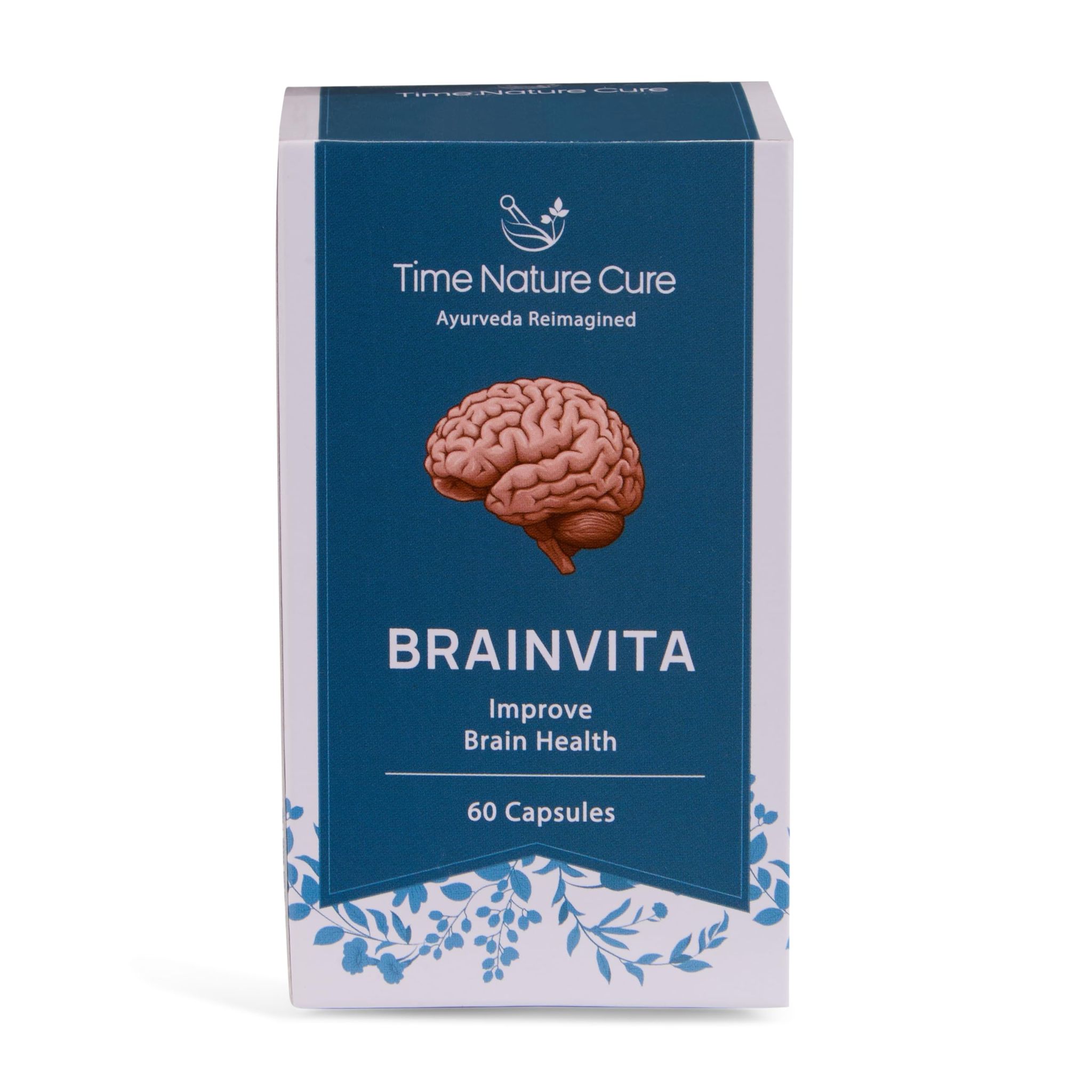 Time Nature Cure Brainvita Ayurvedic Brain Health Supplement, 60 Capsules