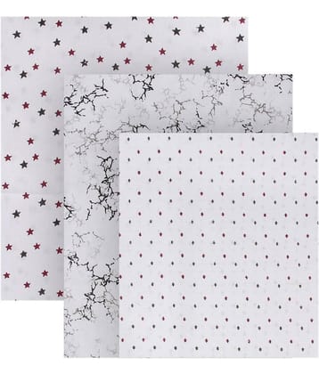 Maharaja White Poly Blend Unstitched Shirt pc