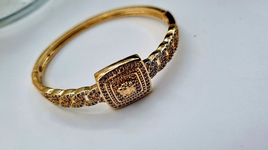 Elegant Gold Plated daily wear bracelet for woman & Girl