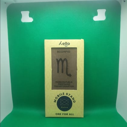 Hello Wooden Mobile Stand  Scorpio