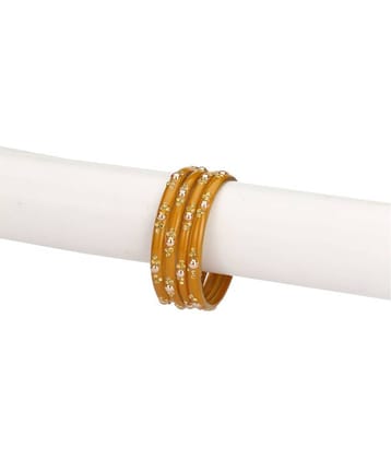 AFAST - Yellow Bangle Set (Pack of 1)