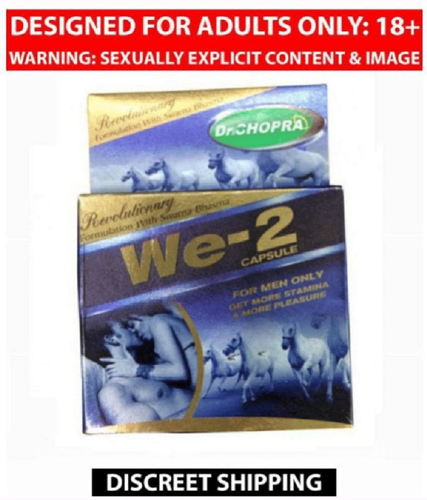 Dr Chopra WE-2 Capsule For More Stamina & More Pleasure,10 Capsules (Pack of1)