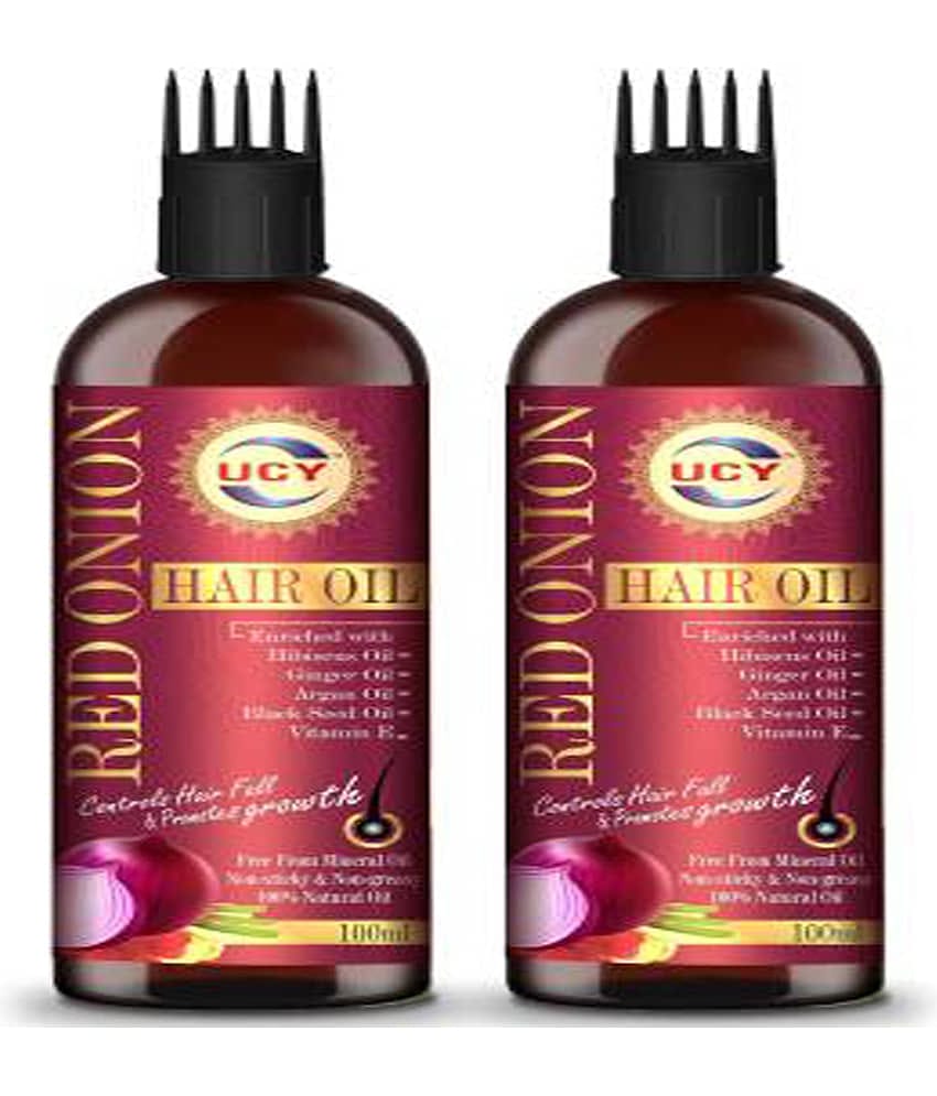 UCY Onion Oil for Hair Growth & Black Seed 200 mL Pack of 2