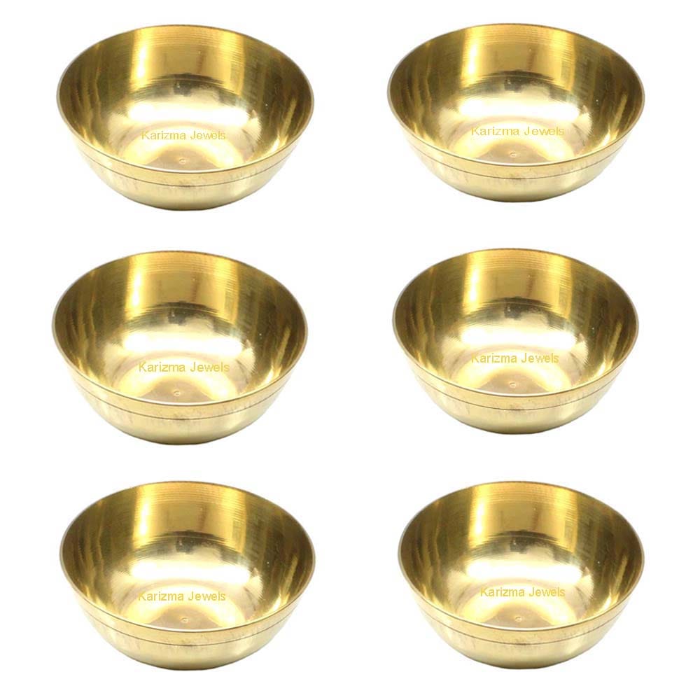 Pure Brass Pital Bowl Pooja Item-12pc
