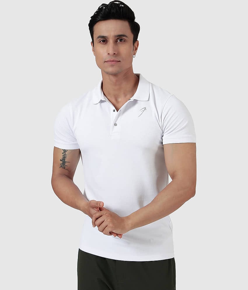 Fuaark Black Cotton Regular Fit Men's Sports Polo T-Shirt ( Pack of 1 )