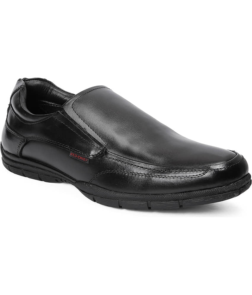 Red Chief - Black Men's Slip On Formal Shoes
