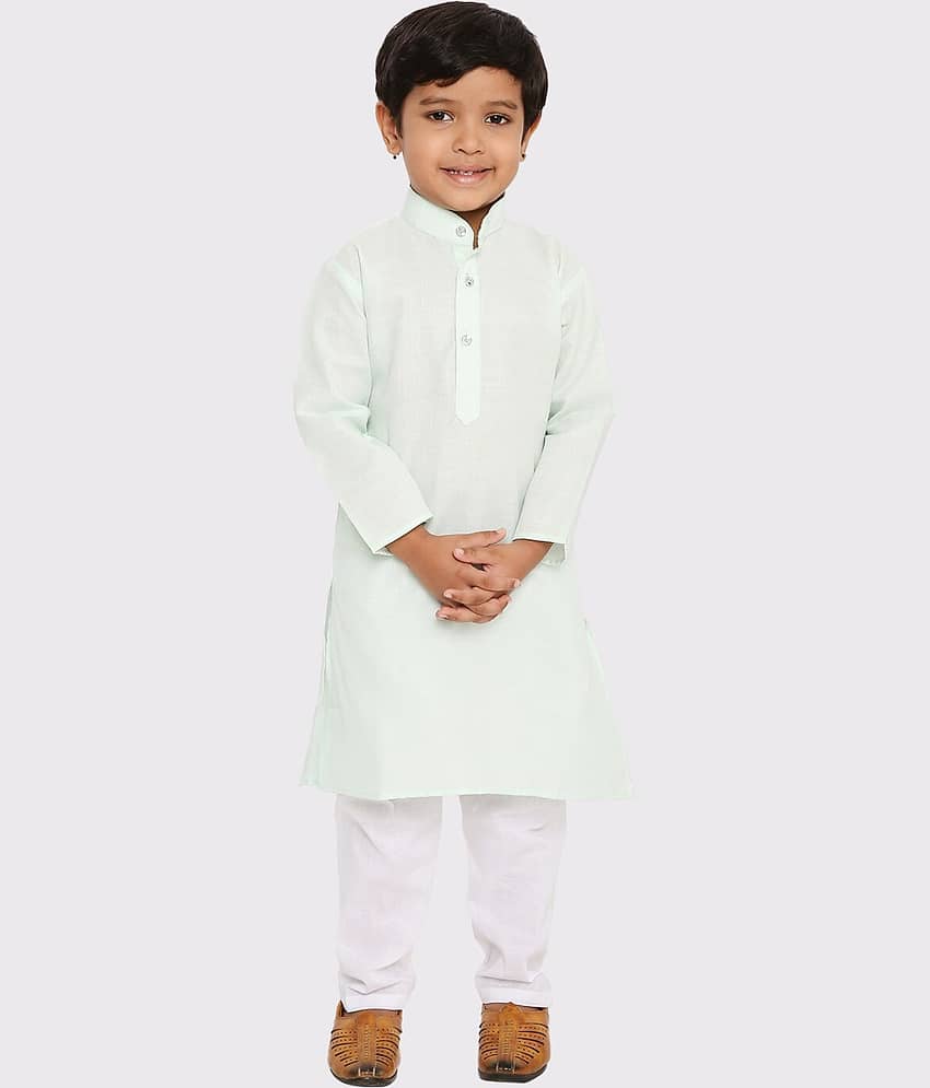 Maharaja Pack of 1 Boys Cotton Blend ( Mint Green )