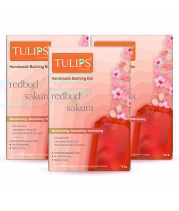 Tulips - Freshness Bathing Bar for All Skin Type ( Pack of 3 )