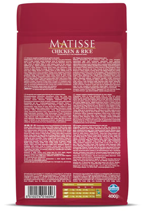 Matisse Chicken & Rice Cat Dry Food Adult 400g Matisse Chicken & Rice Cat Dry Food Adult 400g