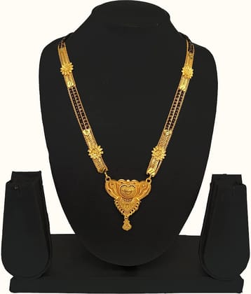 SHANKH-KRIVA - Gold Mangalsutra ( Pack of 1 )