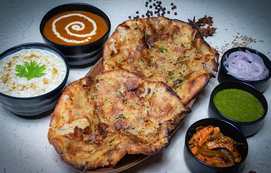 Garlic naan combo