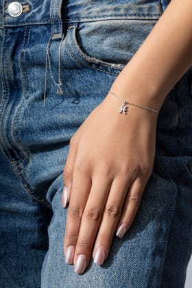 Pisces stone pave' zodiac Bracelet (Copy)