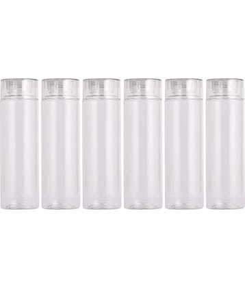 PearlPet HYDROUS-1000ML-TRANSPARENT-6PCS Transparent Plastic Water Bottle 1000 mL ( Set of 6 )