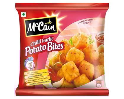 McCain Chilli Garlic Potato Bites 420 Gms