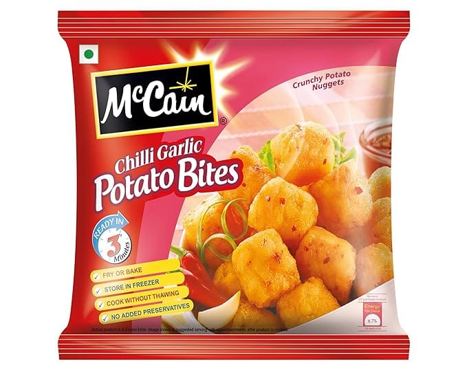 McCain Chilli Garlic Potato Bites 420 Gms