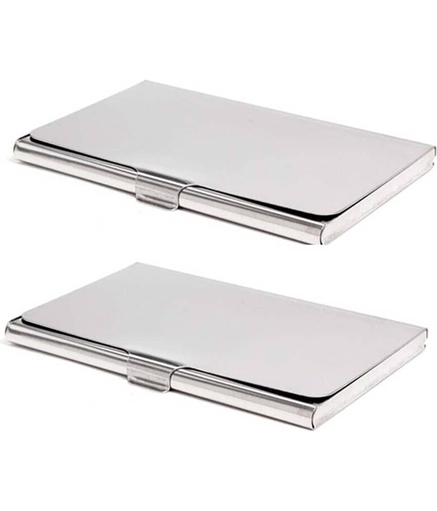 Stealodeal Steel Card Holder ( Pack 2 )