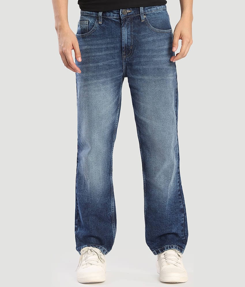 Bene Kleed Relaxed Clean Look Men's Jeans - Blue ( Pack of 1 )