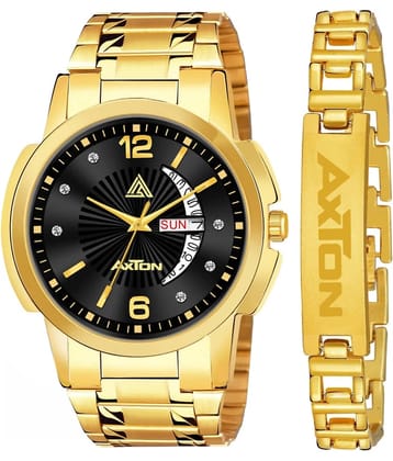 Axton Gold Stainless Steel Analog Men's Watch