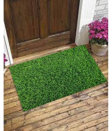 Revexo - Anti-skid Plastic Door Mat ( 40 X 60 cm ) Single - Green