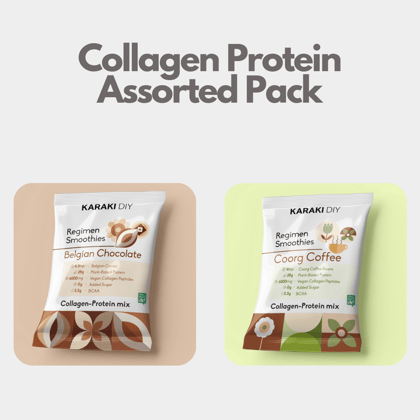All-in-one Protein Smoothie Box-4 Sachets (2 Belgian Chocolate + 2 Coorg Coffee)