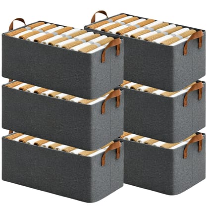 Wardrobe Organizer for Clothes with Metal Frame Rectangle Storage Baskets for Clothing Fabric Storage Box with Handles Shelf Basket for Storage Clothes Pants Jeans Sweater Wardrobe Organizer for Clothes with Metal Frame Rectangle Storage Baskets for Clothing Fabric Storage Box with Handles Shelf Basket for Storage Clothes Pants Jeans Sweater
