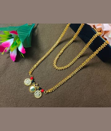 KRIMO Golden Mangalsutra ( Pack of 1 )