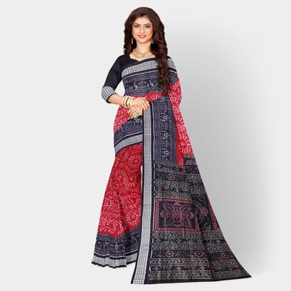 Tribal Motifs Sambalpuri Silk Saree Tribal Motifs Sambalpuri Silk Saree