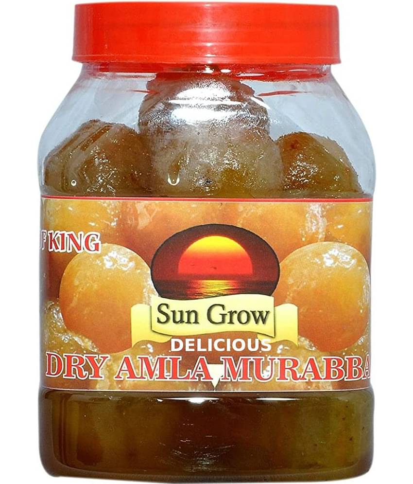 Sun Grow Home Made Delicious Dry Amla Murabba (Ingredient: Fenugreek Muskmelon Seeds Cardamom/Elichie) Pickle 1 kg