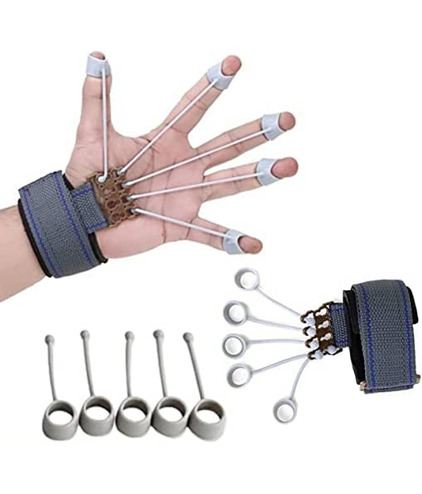 Finger Gripper Strength Trainer Forearm Finger Exerciser Hand Finger Expander Finger Extension Finger Exerciser Climbing Finger Strengthener, Finger Stretcher, Pack of 1