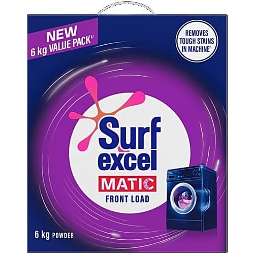 Surf Excel Matic Front Load Detergent Powder, 6 kg