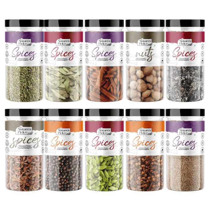 Nature's Pick Essential Spices Combo 450 Gms