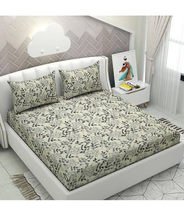 HIDECOR Microfiber Double Bedsheet ( Cream )