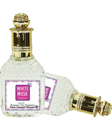 INDRA SUGANDH BHANDAR - White Kasturi Musk Attar For Men & Women 25ml Pack Of 1