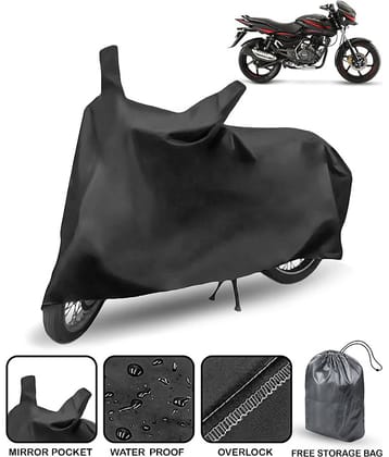 AutoRetail Bike Body Cover for Bajaj Pulsar 150 ( Pack of 1 ) , Black